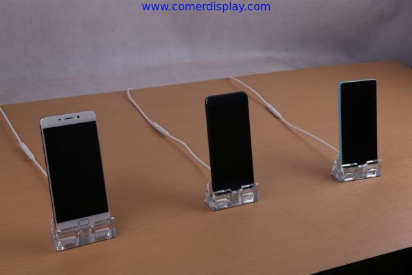 COMER Universal Charging Dock Tablet Pc Display pedestal with alarm system