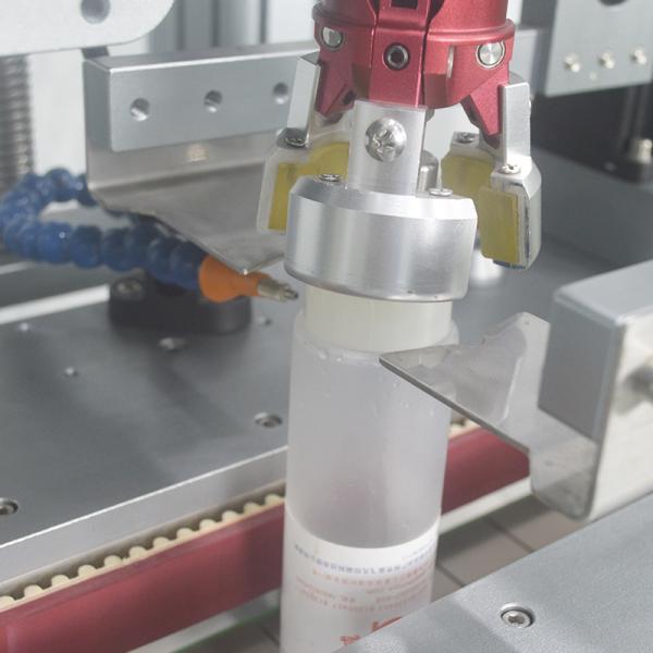 Single Head PET Bottle Screw Capping Machine for Customer Provided Bottle Samples