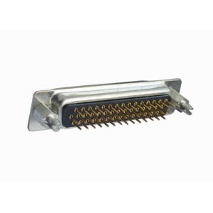 44 Pin D Type Female Connector Double Row PBT Material ISO9001 Approved