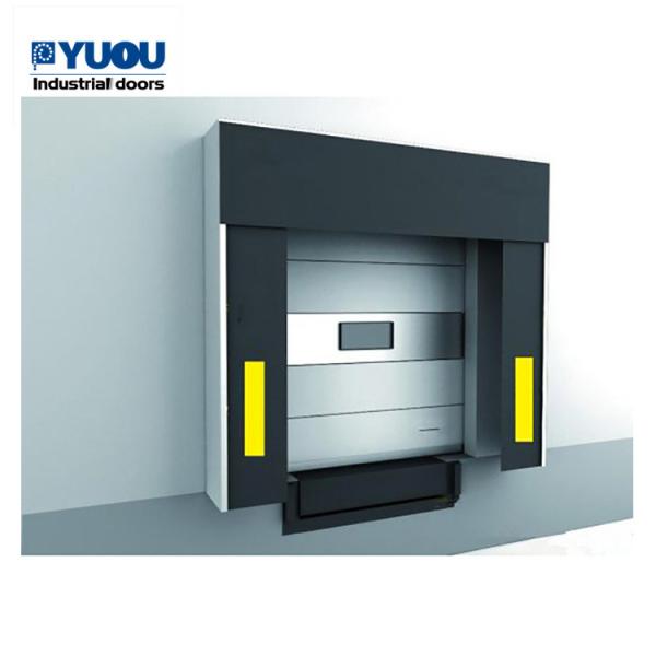 Steel Frame Loading Dock Seals 3mm Spring Balance PVC wearproof Retractable Shelter