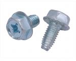 Phillips Drive Hex Head Flanged Thread Forming Screws Zinc Plated Swageform