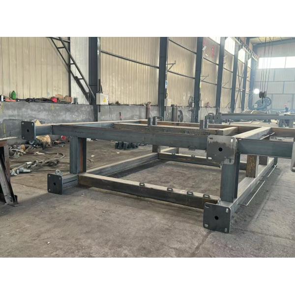 Hot Dip Galvanized Steel Structure Platform Supporting Electrical Cabinet On Bottom Of Wind Tower