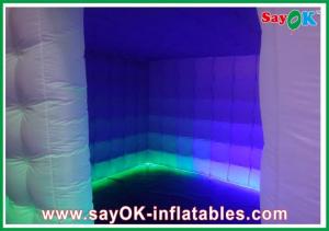 Best Inflatable Party Decorations Bright Lighting Inflatable Photo Booth Fire-Proof Purple Inside L3 X W3 X H3m wholesale