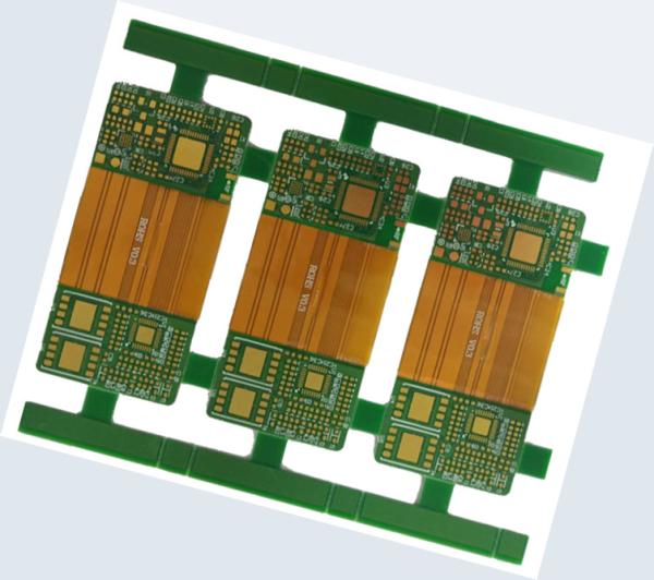 Cheap 4 Layer Rigid Flex Circuit Board With FR4 High TG And PI With ENIG Finish 4mil Line for sale