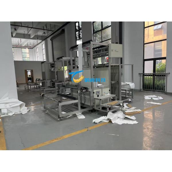 Non clapboard Glass Fiber Pleating Machine 240KW - 420KW Filter Paper Folding Machine