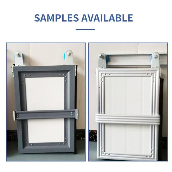 PU Foam Workshop External Mount Sliding Door 50mm Galvanized Steel Sheet 220V