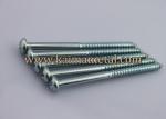 Carbon steel white zinc plated wood screws