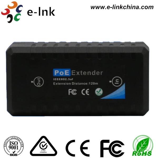Cheap 10 / 100M POE Power Over Ethernet Extender Support Cascade For Long Range POE Solution for sale
