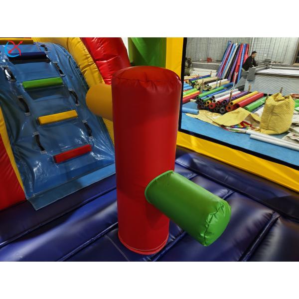 Commcercial Colorful Inflatable Combos Inflatable Bouncy House With Slide Castle