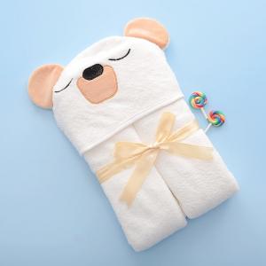 Best Custom Printing Newborn Hooded Bath Towel infant wash cloths Gift 600gsm wholesale