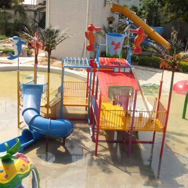 7m Height Water House Splash Water Playground Park Environmental Friendly