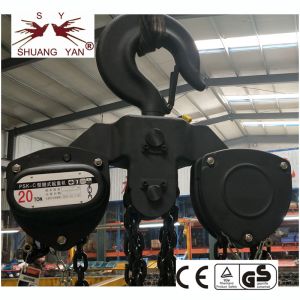 Best Black Tempered 20T Load Chain Pulley Hoist Manual Operated wholesale