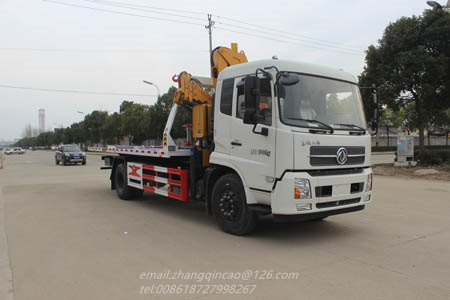 Lifting Force-7055kg(Carry Three People)towing Wrecker Truck