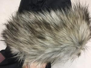 Best Winter Boys Black Padded Jacket , Warm Boys Padded Parka Soft Fur Lining wholesale