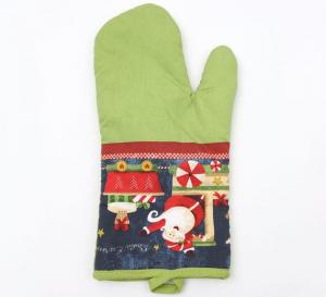 China custom heat resistant gloves kitchen baked microwave oven glove on sale