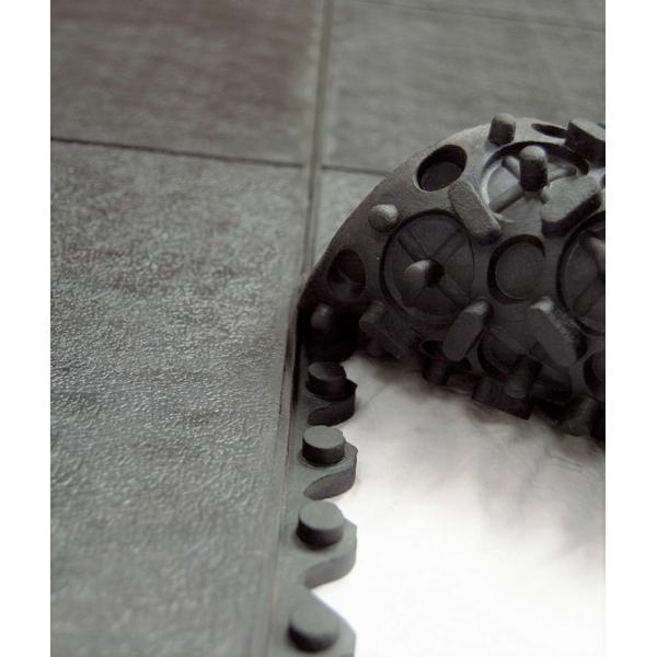 Interlocking Rubber Horse Stable Mats Floor Tiles 90cm X 90cm X 14mm And Edge Strips
