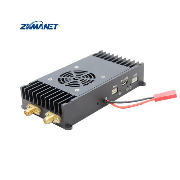 Cheap 15km 1T2R Drone Data Link IP Video Transmitter with FHSS AES Encryption and 30Mbps Data Rate for sale