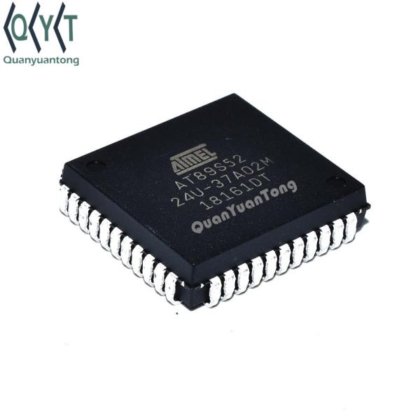 Cheap AT89S52 Microcontroller AT89S52 AT89S52-24JU PLCC44 8-bit  Microcontroller IC 8-Bit 24MHz 8KB FLASH IC Chip Original New for sale