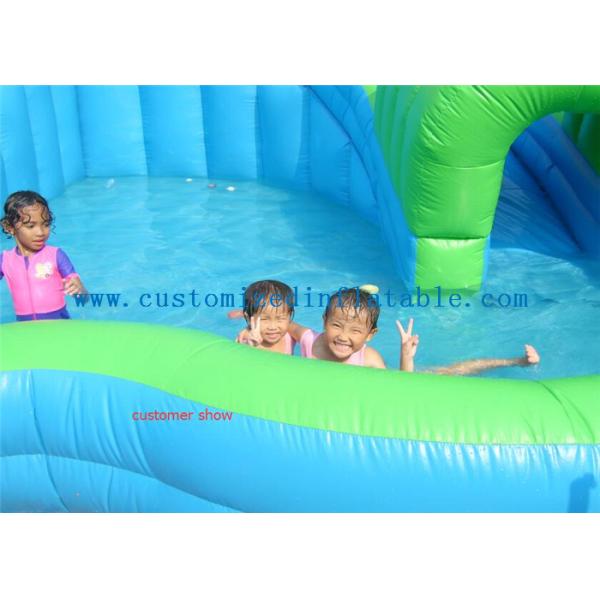 7 * 6m Commercial Kids Inflatable Water Slides , Pool Inflatable Slides For Children