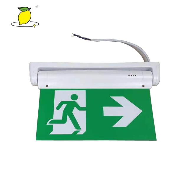Green products led exit signs emergency lighting emergency led light rechargeable fire exit sign