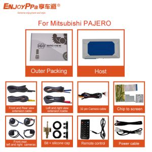 Buy cheap 1GB LPDDR4 360 Vehicle Camera System For Mitsubishi PAJERO LCD Screen Bird View from wholesalers