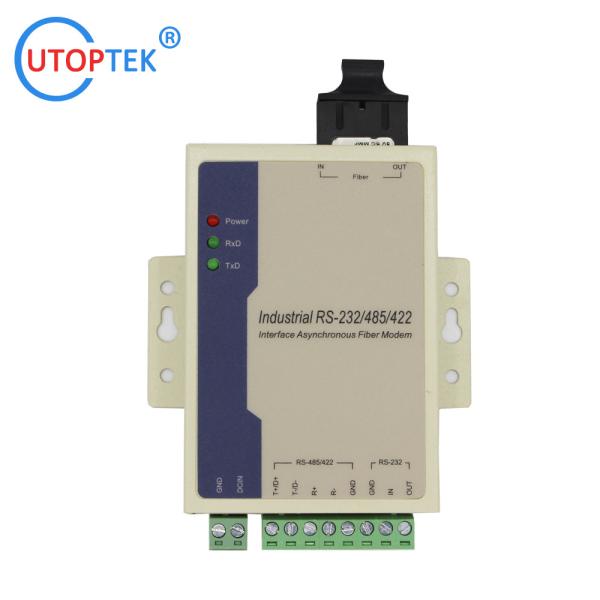 Cheap RS485/Rs422/Rs232 over Fiber converter duplex SC/FC/ST SM 20km serial port to Fiber modem for alarm system using for sale