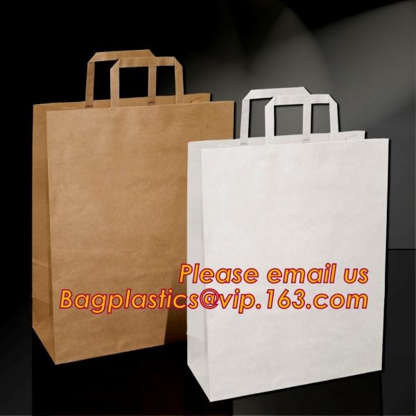 Luxury Matt Stripe Pattern Paper Gift Bag Carrier Bag Party Bag with Rope Handle,brand paper shopping carrier bag with h