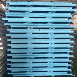 China 50mm painted steel corrugated XPS pu sandwich panels for steel structure roof on sale