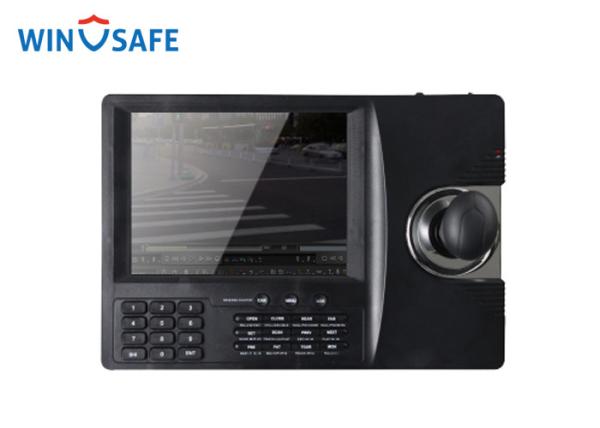 Cheap Custom RS485 USB PTZ Camera Controller High Reliability With 8" LCD Screen for sale