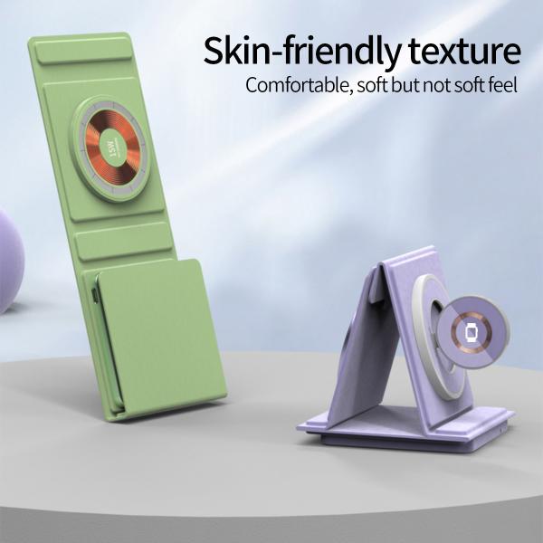 5 In 1 Wireless Fast Charging Phone Charger Stand Desk Mat