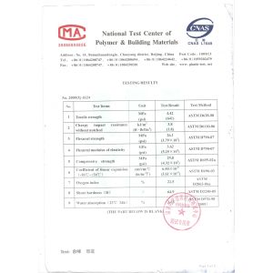 QINGDAO RHINE WPC TECHNOLOGY CO.,LTD Certifications