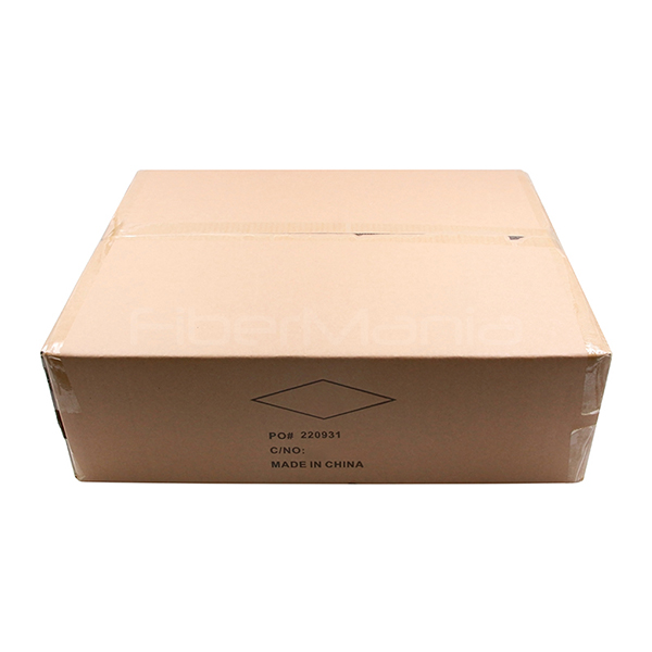 Black 3U Patch Panel Rack Mount 19 Inch Loads 9 LGX Adapter Panels