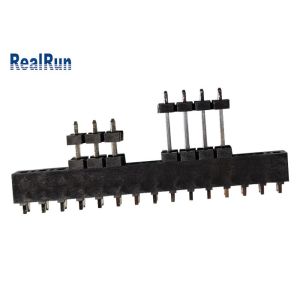PBT LCP Pcb Header Connector Single Row Au Tin 3.96mm Pitch DC500V