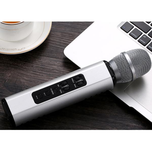 32GB Micro SD Card Bluetooth Speaker 2000Ah Battery 4 In 1 Karaoke Microphone