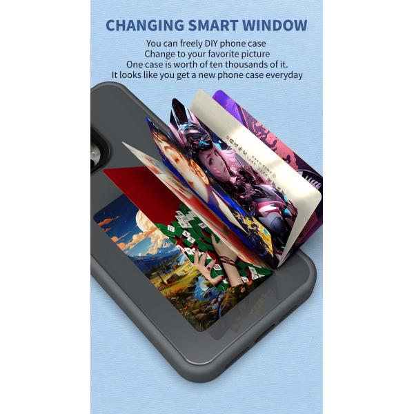 E-Ink NFC Mobile Phone Protective Screen Cover For IPhone 13 14 15 Pro Max Anti Drop