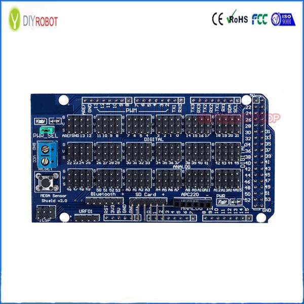 Cheap MEGA Sensor Shield V1.0 for Arduino Dedicated Electronic Building Blocks Expansion Board V2.0 for sale