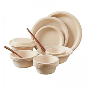 Best 100% Biodegradable Disposable Soup Bowls With Lids 12oz 18oz 24oz wholesale
