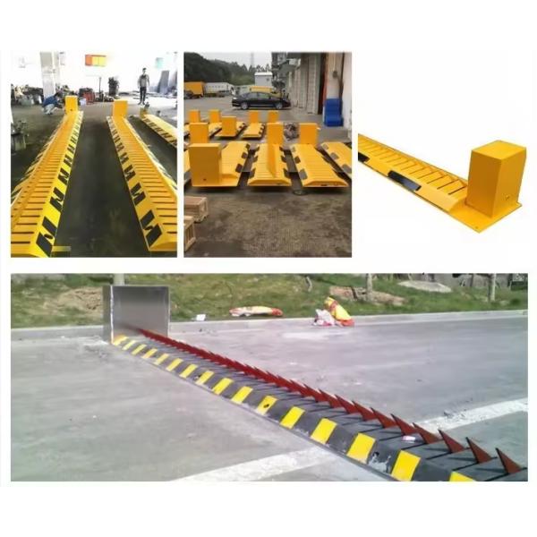 Speed Bump Electronic Hydraulic Automatic License Plate Recognition Spike Barriers Tyre Killer