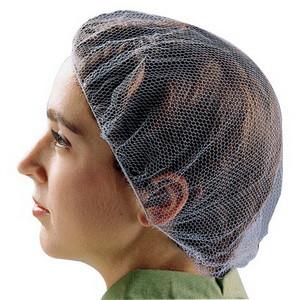 Best Disposable Food Preparation Hair Nets , Cleanroom Disposable Hair Nets Food Service  wholesale