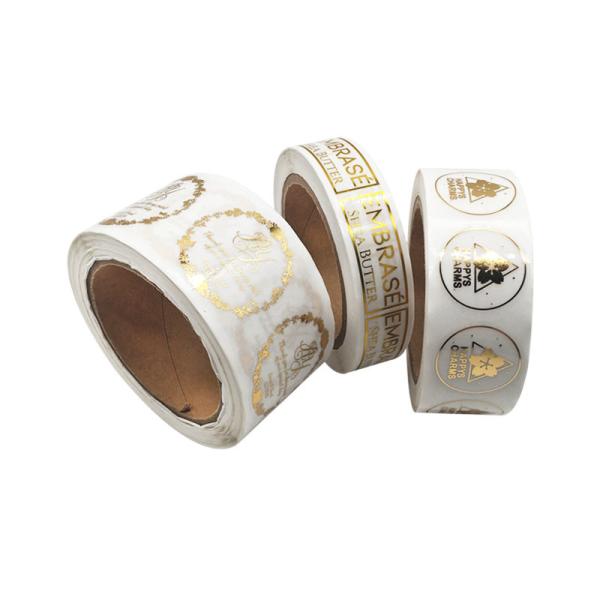 3.8cm Waterproof Clear Vinyl Stickers