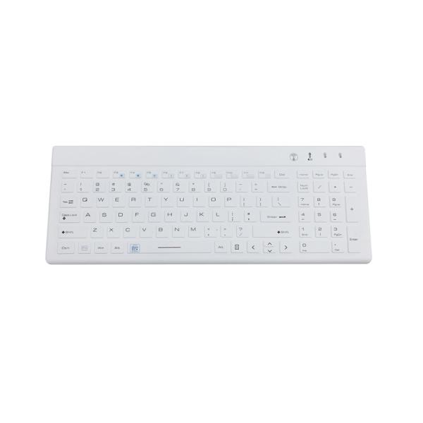 Cheap Anti Virus Bluetooth Wireless Silicone Medical Keyboard With 12 Function Keys Numeric Keypad for sale
