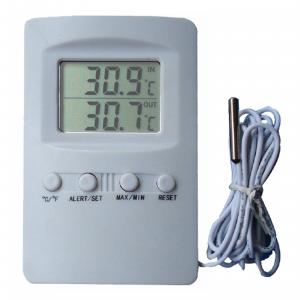 Best LCD Household Desk Digital Thermometer Hygrometer Max/Min Indoor Outdoor Temperature Meter With Sensor Pro wholesale
