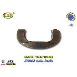 Buy cheap H043 Antique Bronze Casket Hardware Zamak Handle De Ataude Size 17.5×7cm from wholesalers