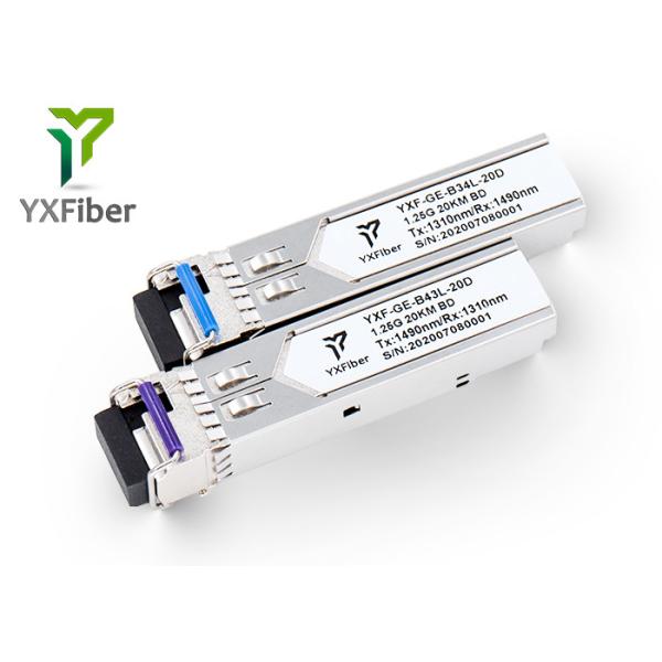 1.25G BIDI SFP 1550nm 20km SFP Module Transceiver