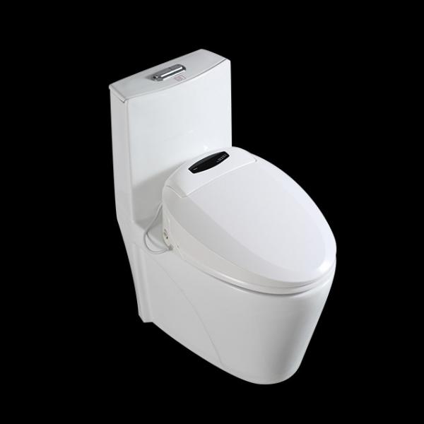 Cheap Left Handed Control Panel Electric Bidet Toilet Seat / Ceramic Toilet Seat 4.7kg Weight for sale