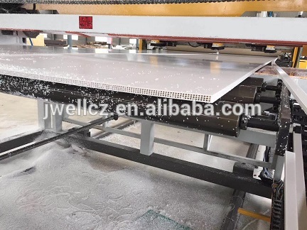 JWELL-PP PVC PE Plastic building construction template board Production Line