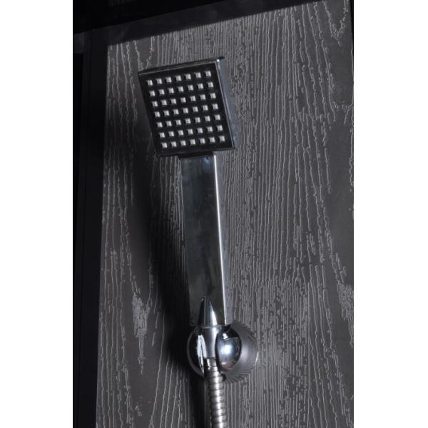 Matt Black Profiles Corner Shower Stall , Corner Shower Cubicles 1200 X 800 X 2200 mm