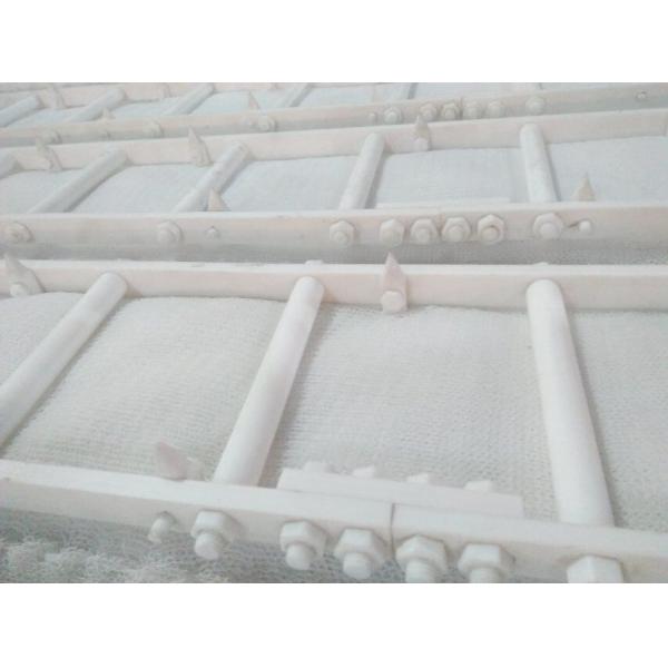 PP Mesh Pad Demister For Desulfurization Tower , PTFE Mesh Demister Pad