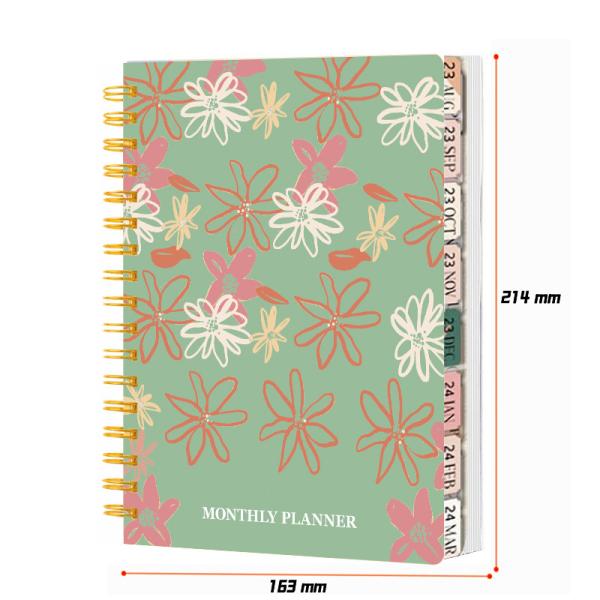 Spiral Binding Journal Book Printing Dot-Grid Layout for Professionals