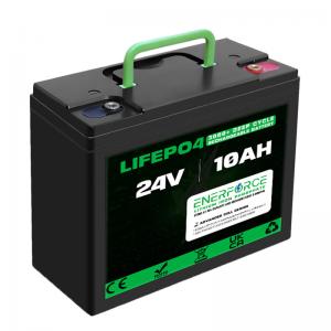 China Solar System Li Ion Rechargeable Batteries 24V 10Ah Lifepo4 Battery Pack on sale